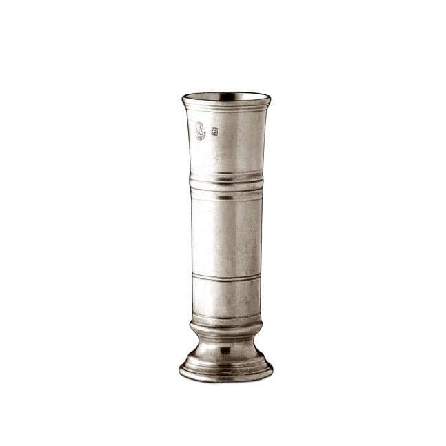 Footed Cylinder Vase