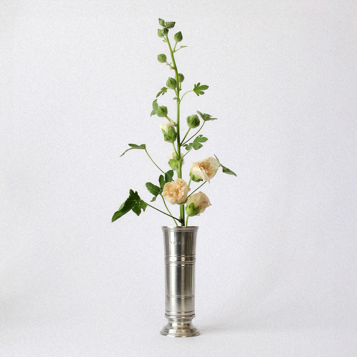 Footed Cylinder Vase