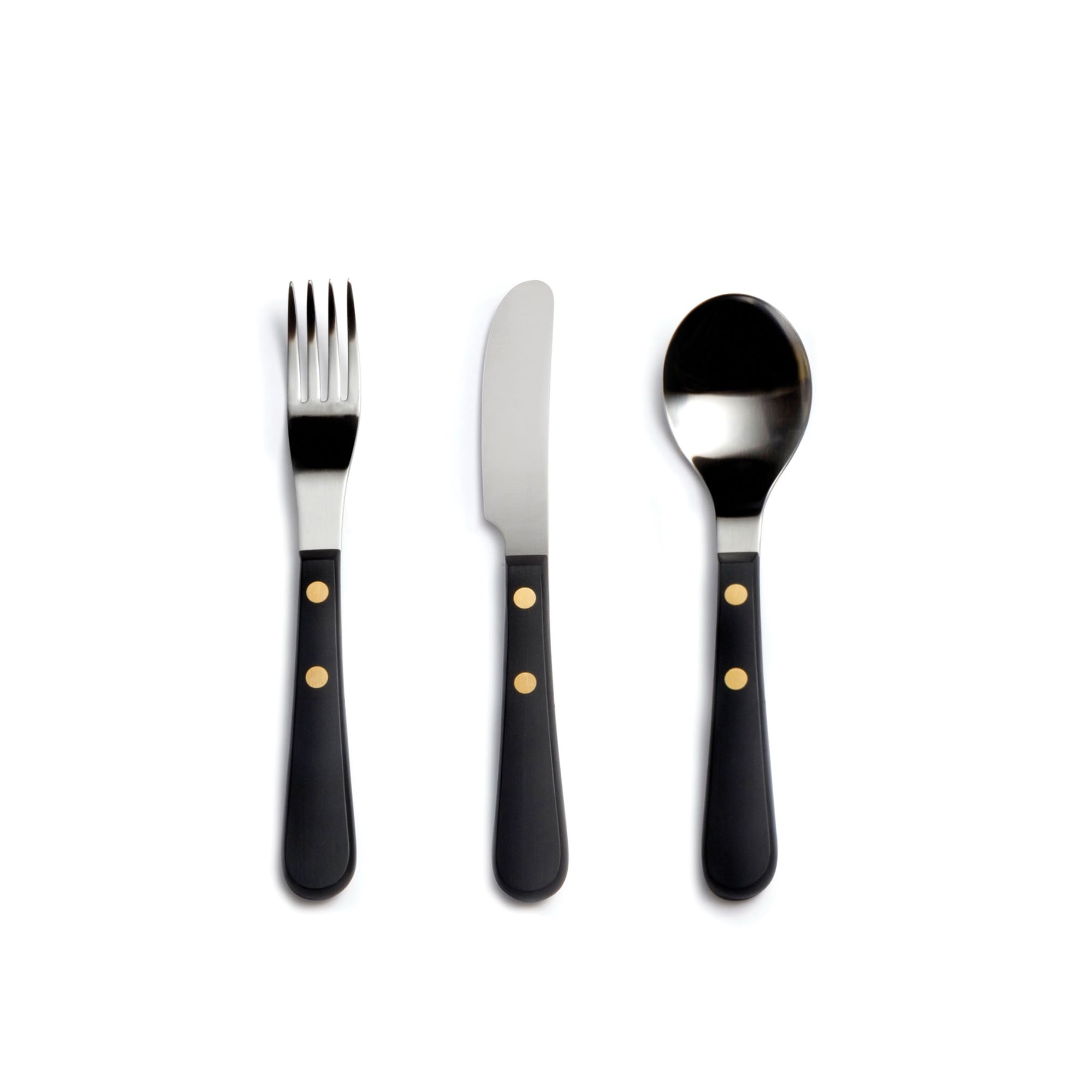Provençal Black Dessert Cutlery